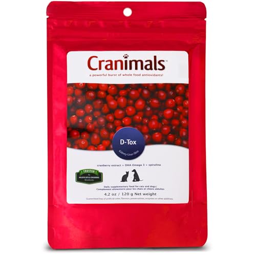 Cranimals D-Tox Supplement for Dogs, 4.2 oz