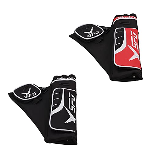 Sharplace 2X Tiro con Flecha Carcaj 3 Tubos Cintura Cadera Bolsa Cinturón Soporte para