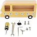 Jooheli Montessori Giochi, Busy Board Legno, Busy Bus Board Toys, Montessori Avvitatore in Legno, Cacciavite Montessori, Educativo I Giocattoli Divertenti per Bambini