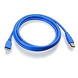 OMNIHIL 5FT USB 3.0 A to A Cable/Micro-B Cable Compatible with Toshiba HDTB410XK3AA Canvio Basics