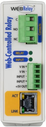 ControlByWeb relé Ethernet de acesso remoto webrelay e módulo de entrada digital (requer fonte de al