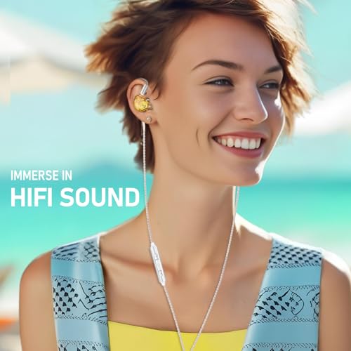 Image of Audiovance Vibes 202ML HiFi Wired Earbuds for iPhone 14 /13 /12 /11 /X, Pro Max