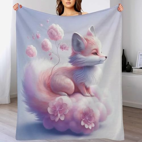 Couverture renard chaude et lavable pour des soirées cocooning sur le canapé - 2