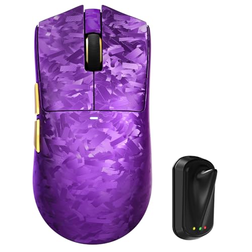 Image of ATTACK SHARK X11Ultra 8K Carbon Fiber Tri Mode Wireless Gaming Mouse-Purple