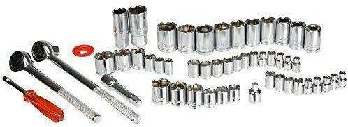 Miniatura 5 de JHUSSocket Juego de llaves mecánicas de trinquete 14-38-12 52 piezas de almacenamiento de herramientas Juego de llaves Juego de llaves Juego de