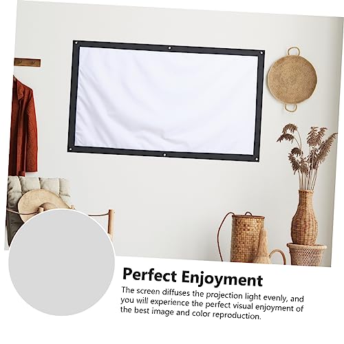 Pantalla para proyector plegable Angoily para transformar tu salón en un aula o cine 3