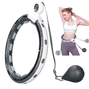 Smart Hoelahoep, smart fitness, stil, professioneel afvallen, tellen met magneetschijf, massage, gewichtsverlies, verstelbaar, 16 knopen, voor volwassenen en kinderen