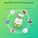 SmideHeal EAA Gummies, 5750 mg Essential Amino Acids - All 9 Essential Aminos (EAA) and All Branched-Chain Aminos (BCAAs), Non-GMO, Gluten Free, Vegetarian Friendly, Apple Flavor, 60 Gummies