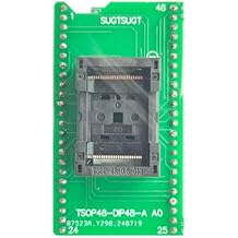 TSOP48 to DIP48 Adapter Socket IC Programmer Test Burn for 48 PIN Nand Nor Flash Eeprom Mcu Chip Reader Writer Programmer Integrated Circuit Modules