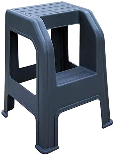 Sgabello per lavaggio auto sgabello a 2 gradini sgabello scala per adulti e bambini casa piccolo poggiapiedi cambio scarpiera sgabello plastica (colore: grigio)