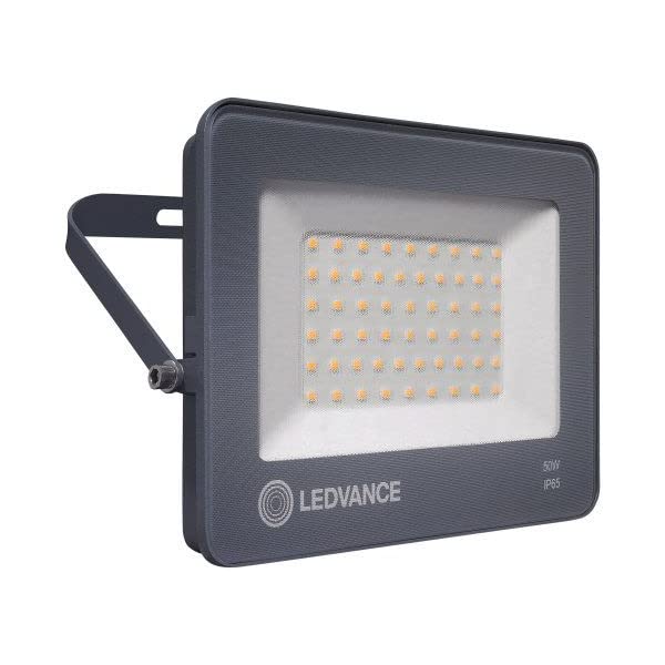Eco Lite 50W 840 4000 K 10X1 EN LED Floodlight Luminaire, Gray