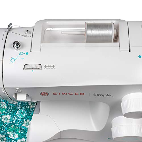 SINGER 00260 Linha de nylon invisível transparente, 130 metros