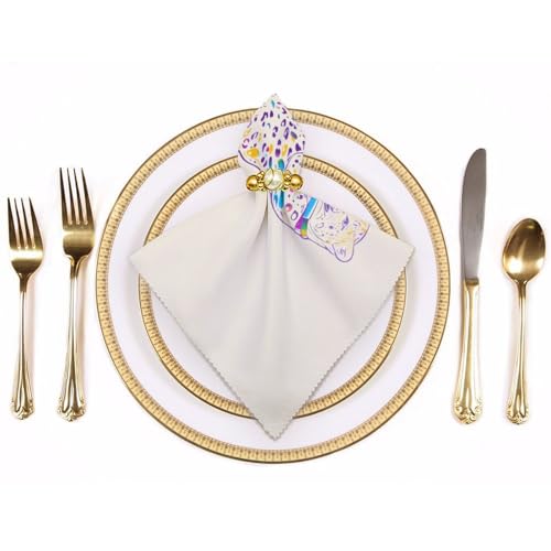 Servilletas de cena de leopardo reutilizables para decorar tu cocina o comedor 4