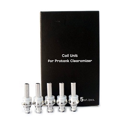 KangerTech Lot de 5 évaporateurs pour cigarettes électroniques Protank, EVOD et Unitank 1,8 ohm
