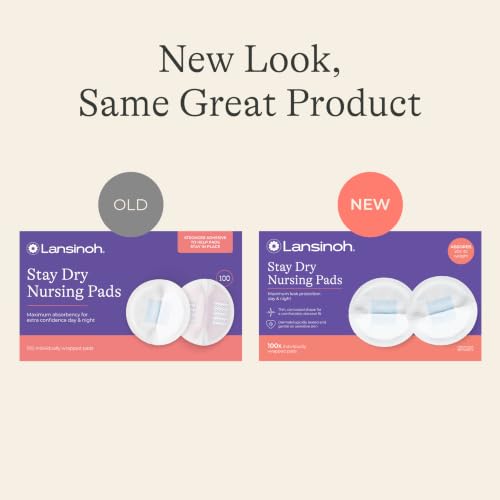Image of Lansinoh Stay Dry Disposable Nursing Pads, 100 Count