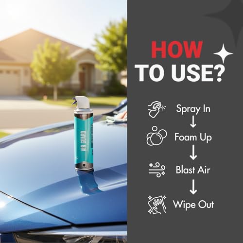 Image of Nippon Paint n Shield Air Guard AC Duct Cleaner Spray 400ml | Powerful Dust Odour & Bacteria Removal | Improves Indoor Air Quality | for AC Vents Ducts Filters | Asia Pacific's No.1 Paint Brand
