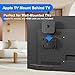 Behind TV Apple TV Mount, Apple TV Bracket Holder for Wall and Back of All Brand and Size Television, Compatible with All Apples TVs Generations (Including All 4K Models)
