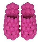 LEPHYON Bubble Slides |Funny Golf Ball Slides| Lightweight Foam Shower Shoes Men|Comfortable Womens Slippers|Stylish Non-Slip Soles Unisex(Babi Pink, W10)