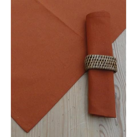 PACK OF 4 TERRACOTTA TABLE NAPKINS Cover