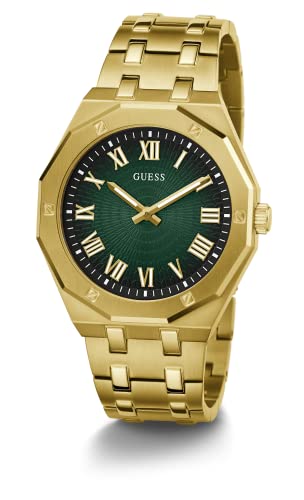 Image of GUESS Asset Analog Watch for Men with Round Dial & Water Resistant Man's Wrist Watches