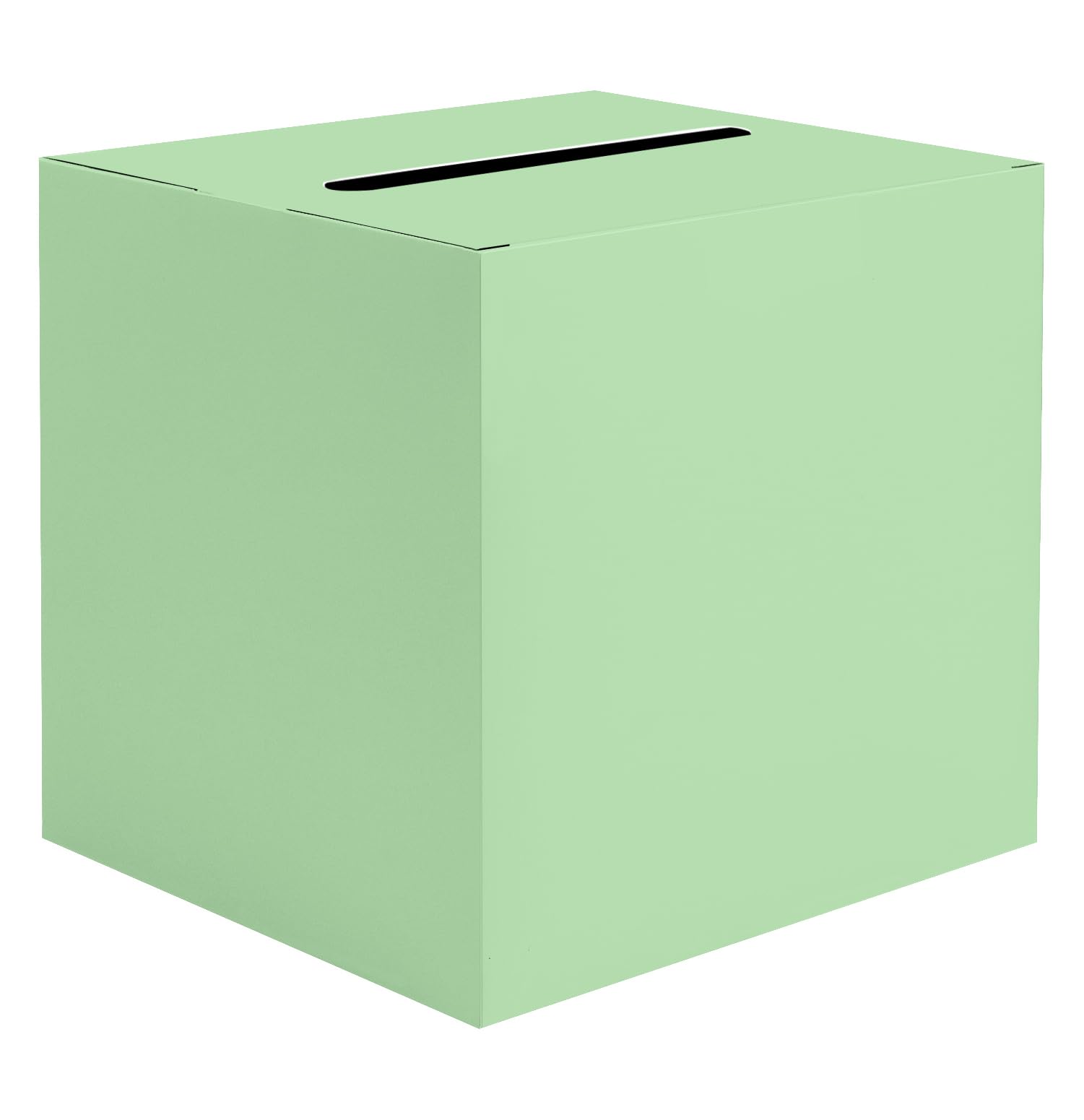 SietDESEO Sage Green Card Box for Graduation Large Gift Card Box Holder 9.8" x 9.8" Money Cards Box Diy Card Box for Wedding Reception Baby Shower Birthday Cards Box Holder
