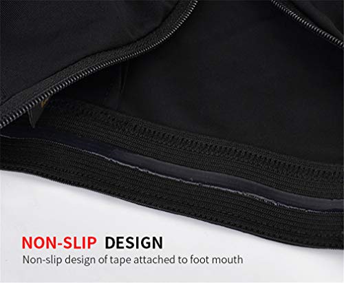 Cubrebotas Ciclismo YODZ, para Hombre Mujer, Aislante Impermeable, Negro, M miniatura 5
