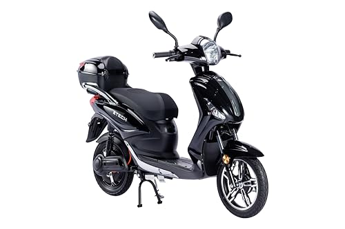Tecnobike Shop Bici Elettrica a Pedalata Assistita Biciclette Elettroniche Alimentate Z-Tech ZT-09-E 250w 48V 12Ah Batteria al Piombo (Nero)