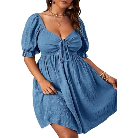 SOLY HUX Plus Size Summer Dress Cover