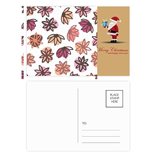 Cartes postales motif de pétales et plantes abstraites lot de 20 à offrir aux passionnés d'art