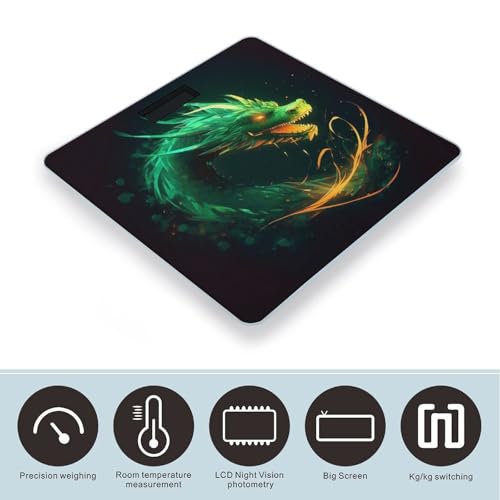 Báscula digital para cuerpo Green Dragon capacidad 400 lb miniatura 3