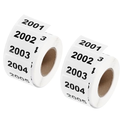 Rouleaux d'autocollants numérotés 2001 à 3000 étanches pour la classification