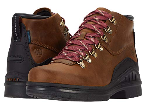 ARIAT Womens Barnyard Lace Waterproof Boot Weathered Brown 10 - image 1
