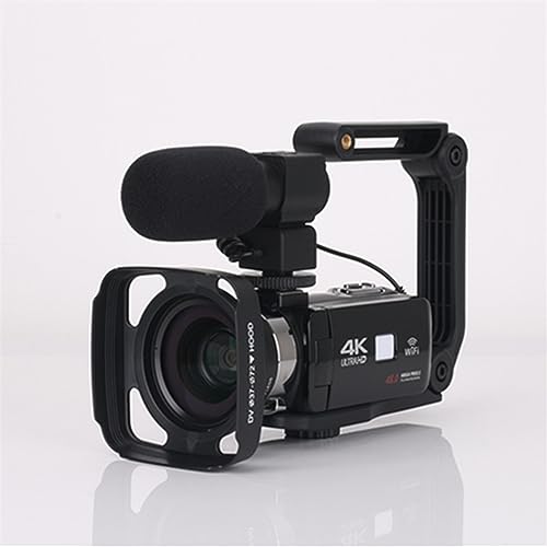 Caméscope 4K avec vision nocturne WiFi et accessoires complets pour live