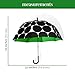 kate spade new york Bubble Umbrella in Cute Black Pattern for Adults, Use for Rain or Sun, Large Size, Joy Dot