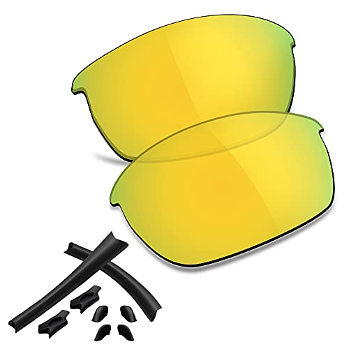 Image of Polarized Replacement Lenses & Rubber Kits for Oakley Flak Jacket OO9009 Sunglass