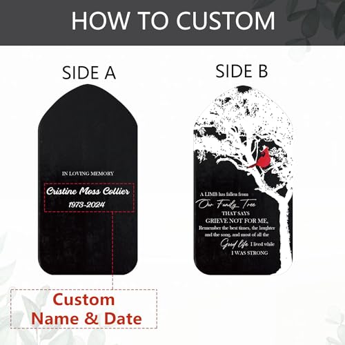 Image of ASTARIN Personalized Wind Chimes Outdoor Large Deep Tone,Large Customized WindChimes for Outside Tuned Relaxing Soothing Low Bass,Memorial Wind Chimes Sympathy