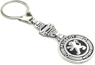 Metal medal compatible with Peugeot Silver