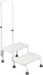 flexilife Badewannenstufe Badewanneneinstiegshilfe Badewannentritt mit Haltegriff