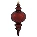 Vickerman 12.5" Burgundy UV Matte Lantern Finial