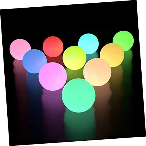 OSALADI 8 Peças Bola Flutuante Decoração De Festa Piscina Luz LED Piscina Luzes Solares Flutuantes L