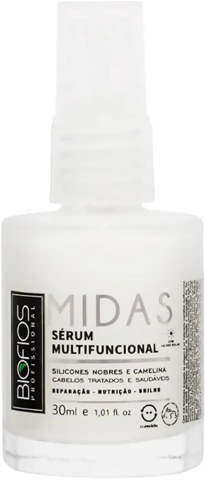 BIOFIOS COSMÉTICOS, Midas Reparador de Pontas Multifuncional - Protetor Térmico - Biofios Profissional - 30ml