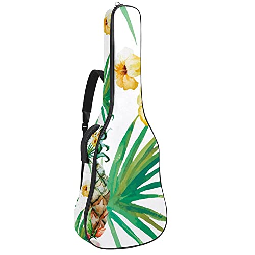 Housse guitare basse 106 cm ananas pour vos trajets et répétitions