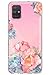 Suhctup Coque Motif Fleur Compatible pour Samsung Galaxy A10E,Étui Transparente Silicone Gel Souple TPU Housse Protection Floral Design Ultra Mince Crystal Antichoc Anti-Rayures Case Cover,Fleur 7