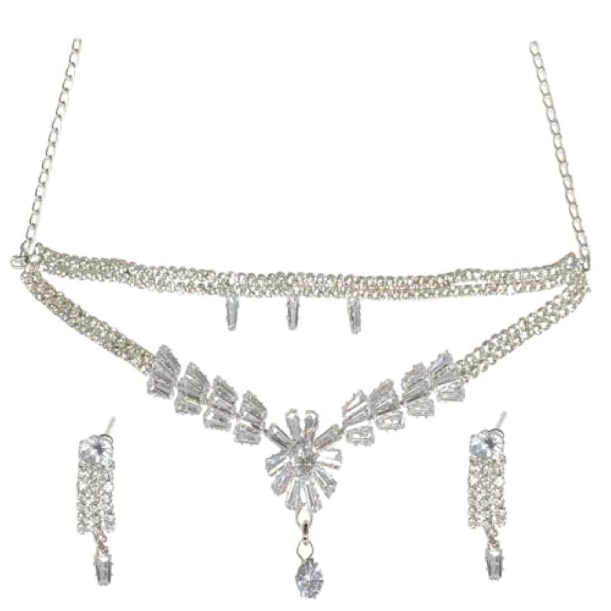 Jewellery Neckset with Earrings, Elegant Design