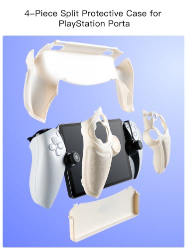 Image of Thin Fit Designed for PlayStation Portal Case, Full Protective Slim Case Cover Compatible with PS Portal -White