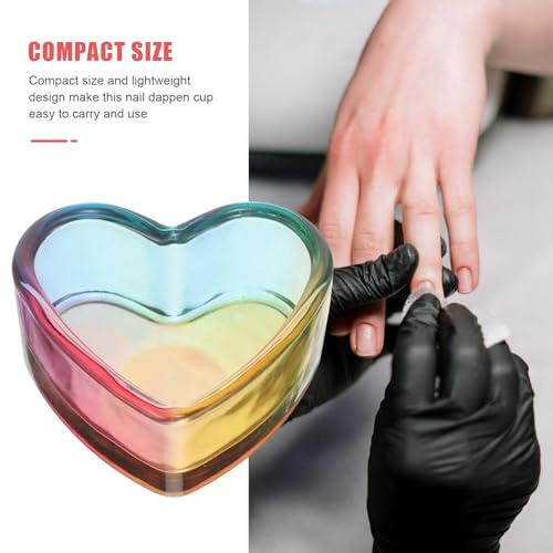 Baluue Nail Art Essential Dappen Cup de Vidrio miniatura 3