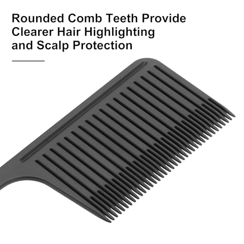 Peine para Mechas con Mango Ergonómico Negro miniatura 4