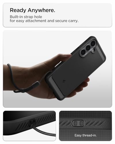 Image of Spigen Rugged Armor Case for Samsung Galaxy S26 FE, Matte Black