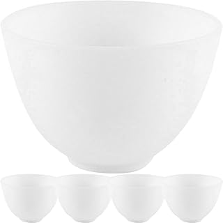 PACKOVE 5 Peças Tigela De Máscara Facial De Silicone Tigela De Mistura Para Cuidados Com A Tigela De Lama Facial DIY Tigela De Máscara Facial Para Salão De Beleza Em Casa