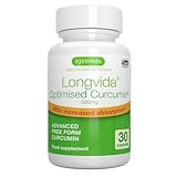Longvida Curcumin - Curcumine Optimisée, 500 mg, 285x plus de biodisponibilité, absorption...